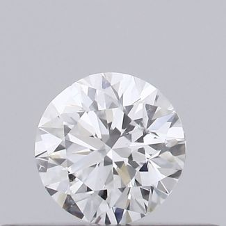 0.23 Carat Round D SI1 EX VG GIA Natural Diamond