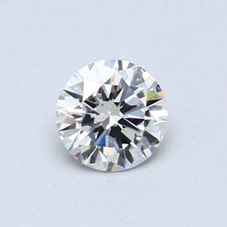 0.39 Carat Round D SI1 VG EX GIA Natural Diamond