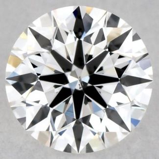 0.5 Carat Round E SI1 EX GIA Natural Diamond