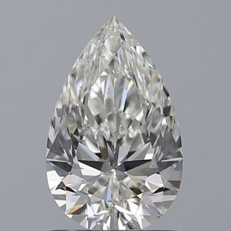 1.01 Carat Pear H IF - EX VG GIA Natural Diamond