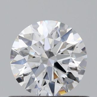 0.51 Carat Round F VS1 EX GIA Natural Diamond