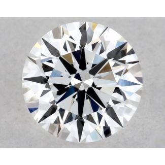 0.36 Carat Round D VVS1 EX VG GIA Natural Diamond