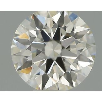 0.31 Carat Round H VS1 EX IGI Natural Diamond