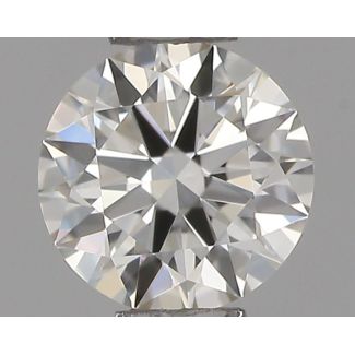 0.32 Carat Round H VVS1 EX IGI Natural Diamond