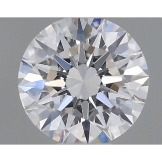 0.35 Carat Round E VVS1 EX GIA Natural Diamond