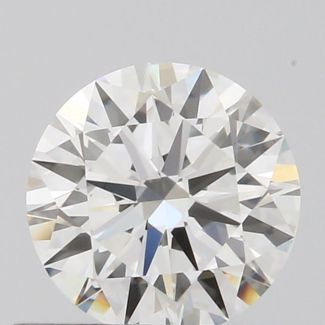 0.5 Carat Round H VVS2 EX GIA Natural Diamond