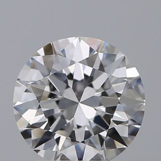 1.48 Carat Round D VVS2 EX GIA Natural Diamond