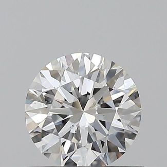 0.6 Carat Round F SI1 EX VG GIA Natural Diamond