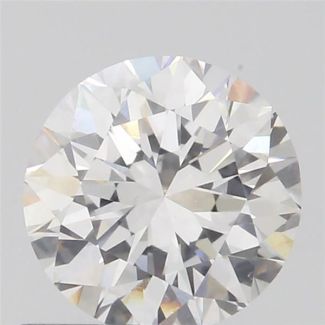 0.70 Carat Round F SI1 VG EX GIA Natural Diamond