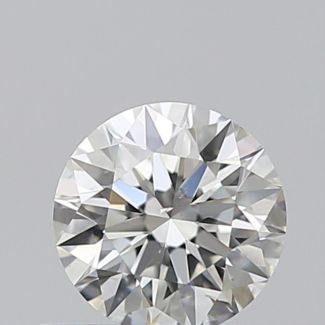 0.40 Carat Round I VS2 EX GIA Natural Diamond