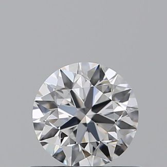 0.5 Carat Round D VVS2 EX GD GIA Natural Diamond