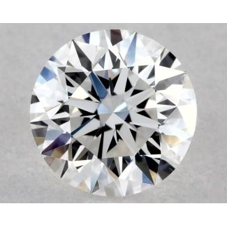 0.37 Carat Round E VVS1 EX VG GIA Natural Diamond