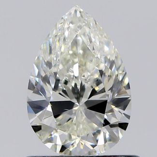 0.70 Carat Pear J VS2 - EX VG GIA Natural Diamond