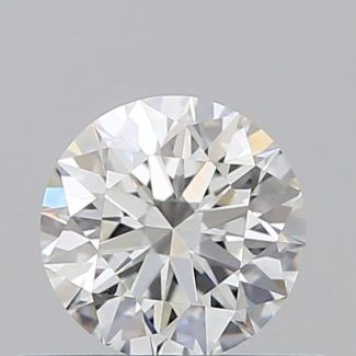 0.5 Carat Round F VS2 EX GIA Natural Diamond