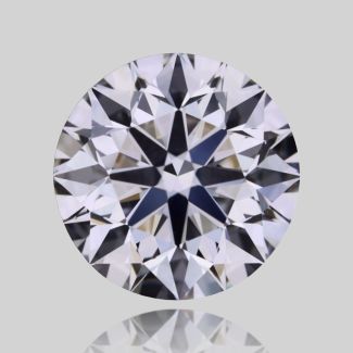 0.6 Carat Round E VVS1 EX GIA Natural Diamond