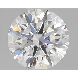 0.5 Carat Round F VS1 EX GIA Natural Diamond