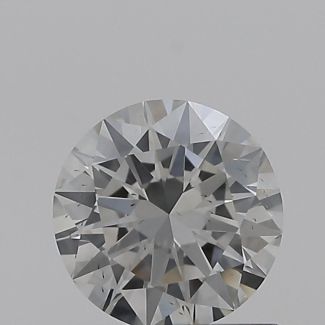 0.70 Carat Round H SI2 VG EX IGI Natural Diamond