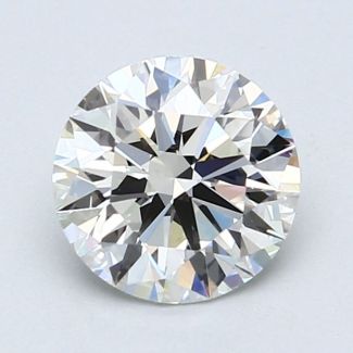 1.51 Carat Round I VVS2 EX GIA Natural Diamond