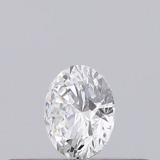 0.19 Carat Round E VVS1 VG EX GIA Natural Diamond