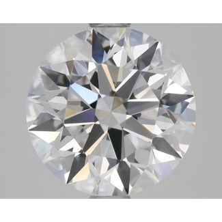 1.7 Carat Round D VVS2 EX GIA Natural Diamond