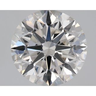 1.57 Carat Round F VVS2 EX GIA Natural Diamond