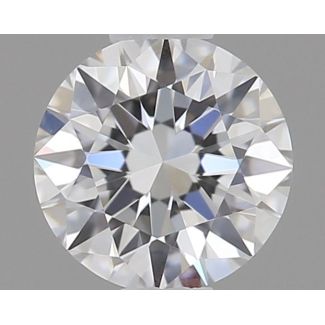 0.24 Carat Round D VS1 EX GIA Natural Diamond