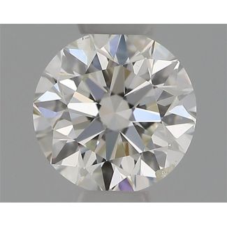 0.30 Carat Round H SI1 VG EX GIA Natural Diamond