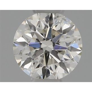 0.31 Carat Round G SI1 EX IGI Natural Diamond