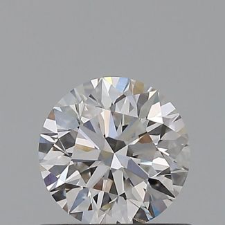 0.6 Carat Round G SI1 EX GIA Natural Diamond