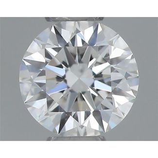 0.22 Carat Round G VVS2 EX VG GIA Natural Diamond