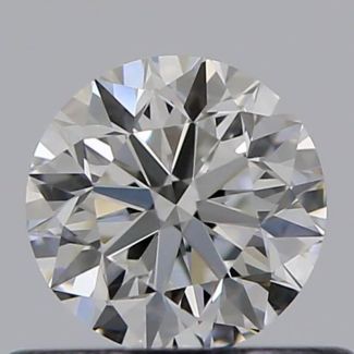 0.45 Carat Round F VVS2 VG EX GIA Natural Diamond