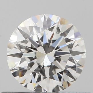 0.5 Carat Round G SI1 EX GIA Natural Diamond