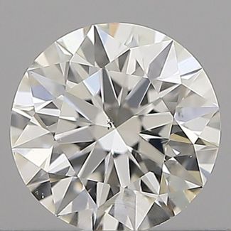 0.53 Carat Round G VS2 EX IGI Natural Diamond