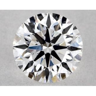 0.52 Carat Round D SI1 EX VG GIA Natural Diamond