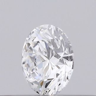 0.21 Carat Round D VVS2 EX GIA Natural Diamond