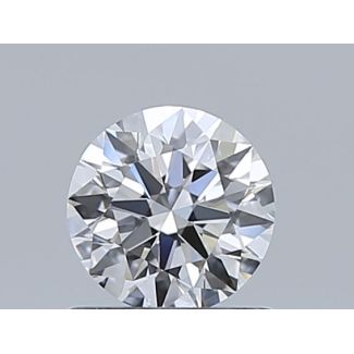 0.7 Carat Round F VVS2 EX GD GIA Natural Diamond