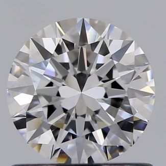 0.70 Carat Round D VS1 EX GIA Natural Diamond