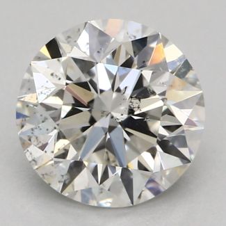 0.56 Carat Round G SI2 EX GIA Natural Diamond