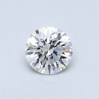 0.4 Carat Round F VS2 VG EX GIA Natural Diamond