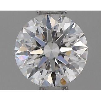 0.55 Carat Round G VVS2 EX GIA Natural Diamond