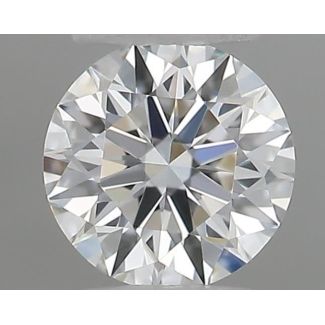 0.18 Carat Round F IF EX GIA Natural Diamond