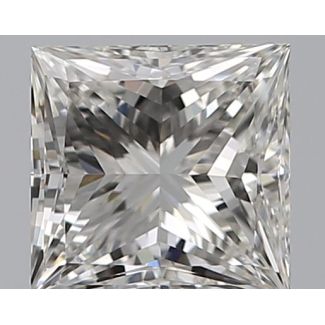 0.56 Carat Princess F VS1 - EX VG GIA Natural Diamond