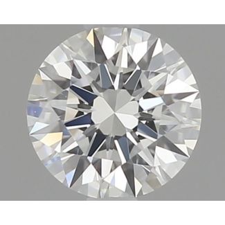 0.18 Carat Round G IF EX GIA Natural Diamond