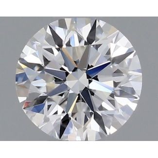 0.32 Carat Round E VVS2 EX GIA Natural Diamond