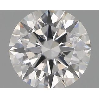 0.30 Carat Round D SI1 EX GIA Natural Diamond