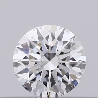 0.24 Carat Round D VVS1 EX GIA Natural Diamond