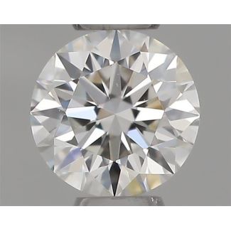 0.20 Carat Round H VVS2 EX GIA Natural Diamond