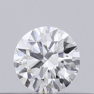 0.18 Carat Round E VS1 EX GIA Natural Diamond