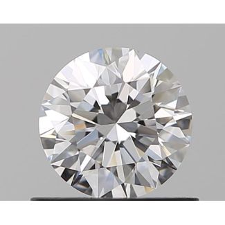 0.6 Carat Round E VS1 EX GD GIA Natural Diamond