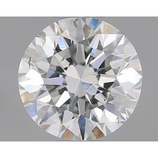 0.9 Carat Round E SI2 EX VG GIA Natural Diamond